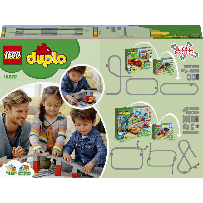 Конструктор LEGO DUPLO Залізничний міст і рейки (10872) купити в Києві ...