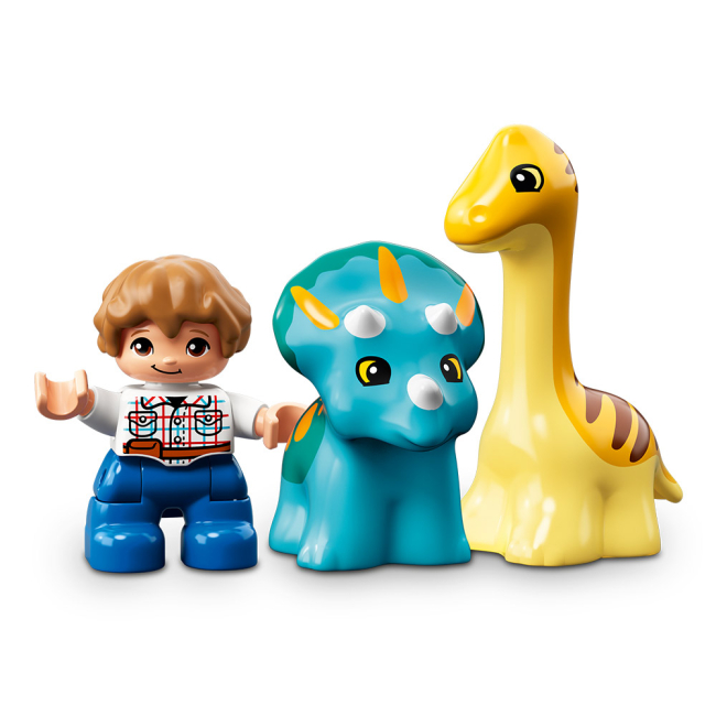 Конструкторы LEGO - Конструктор LEGO Duplo Jurassic world Зоопарк с ласковыми гигантами (10879)#3