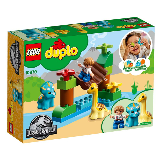 Конструкторы LEGO - Конструктор LEGO Duplo Jurassic world Зоопарк с ласковыми гигантами (10879)#5