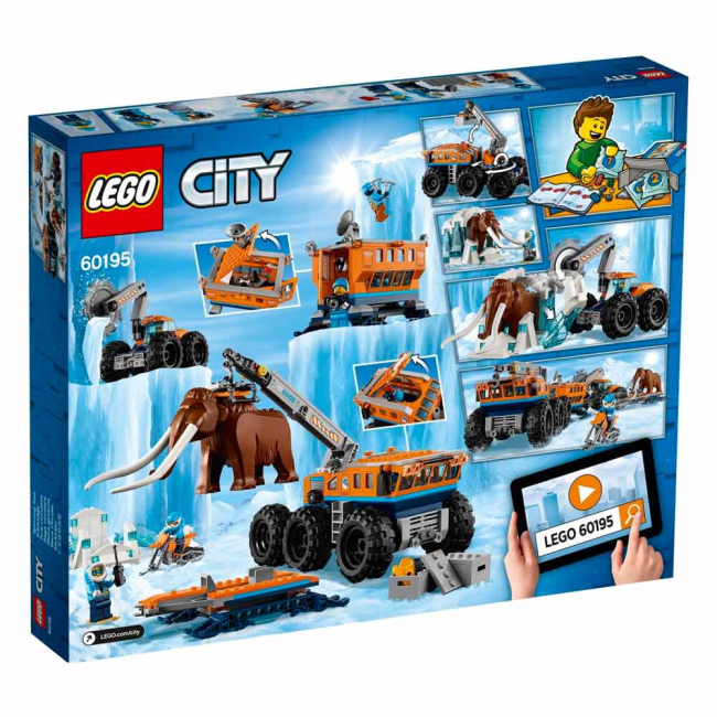 Конструкторы LEGO - Конструктор LEGO City Arctic Expedition Передвижная научно-исследовательская станция (60195)#3