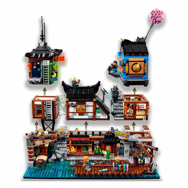 Конструкторы LEGO - Конструктор LEGO Ninjago Доки Ниндзяго сити (70657)#5