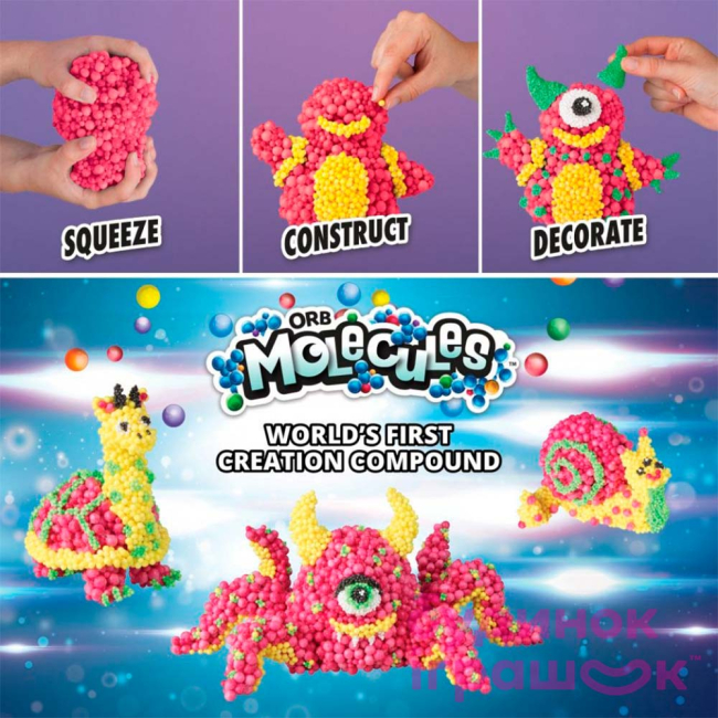 Наборы для творчества - Набор для создания игрушки ORB Molecules Папперфлай (78973)#3