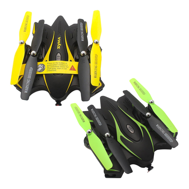 Радіокеровані моделі - Квадрокоптер Syma X56WP із камерою FPV 21 см складана конструкція асортимент (X56WP)#2