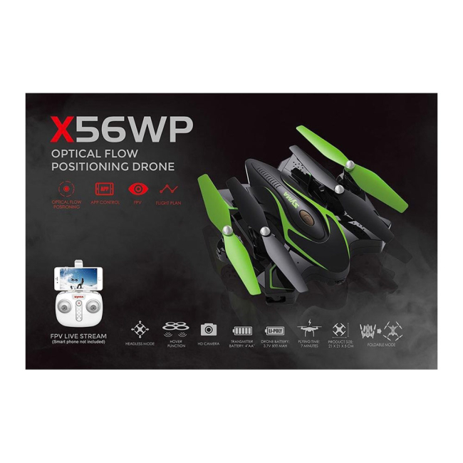 Радіокеровані моделі - Квадрокоптер Syma X56WP із камерою FPV 21 см складана конструкція асортимент (X56WP)#5