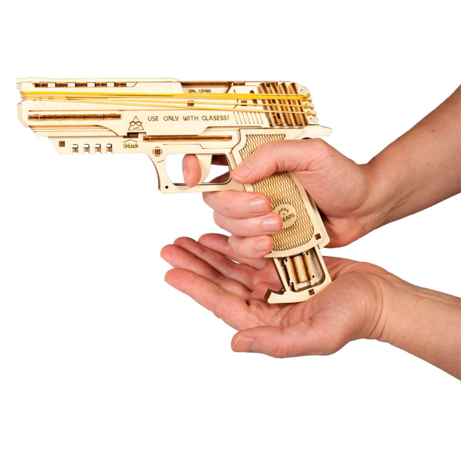 3D-пазлы - Трехмерный пазл Ukrainian gears Пистолет Вольф-01 механический (70047)#3