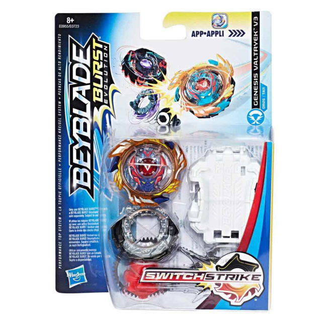 Волчки и боевые арены - Набор Beyblade Swich strike Genesis valtryek V3 (E0723/E0955)#2