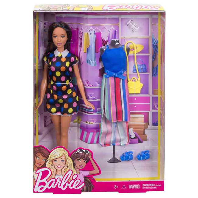 Куклы - Набор Barbie Стиль и Красота Брюнетка (FFF58/FFF60)#2