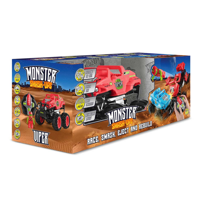 Радиоуправляемые модели - Машинка Monster Smash Ups Crash car Змей на радиоуправлении (TY5873B-1)#5