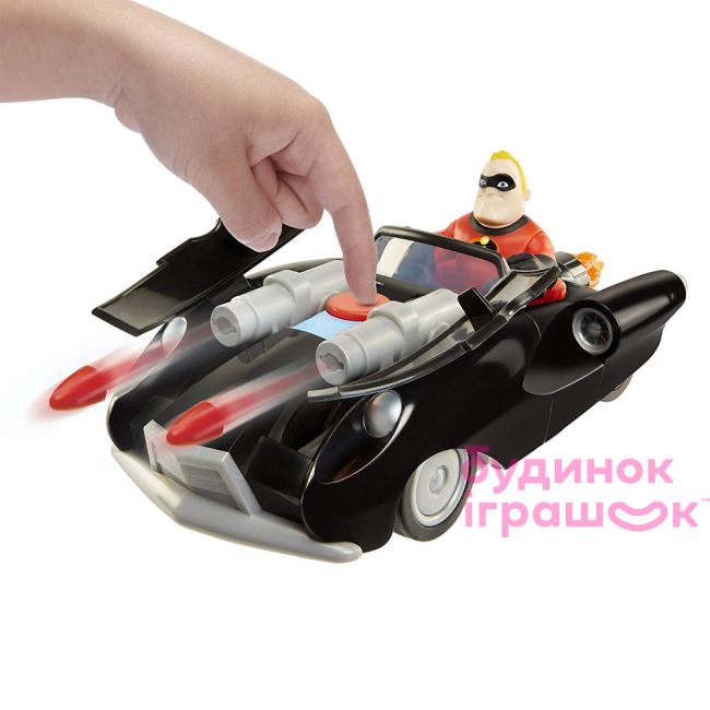 Фігурки персонажів - Ігровий набір з машинкою Incredibles 2 Супер-мобіль та містер Винятковість (76737)#4