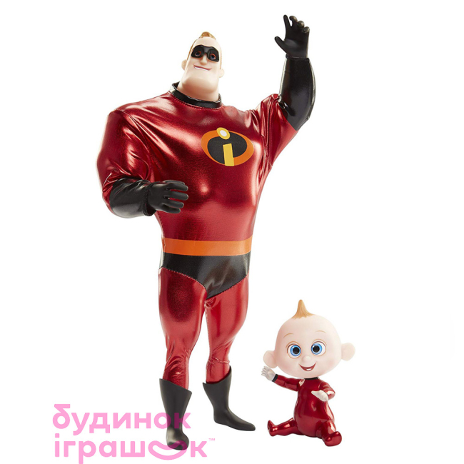Фігурки персонажів - Набір ляльок Incredibles 2 Містер Неймовірний і Джек-Джек (76597)#3