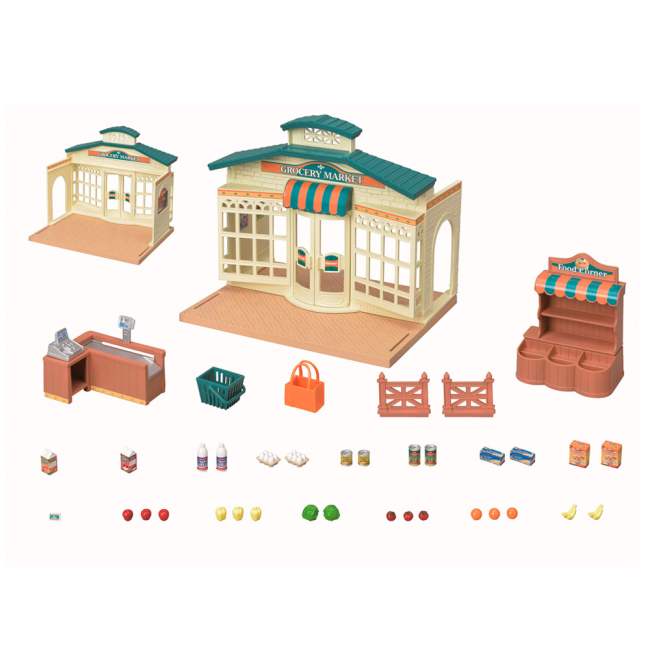 Аксесуари для фігурок - Ігровий набір Сільваніан Феміліс Магазин бакалії (5315)#3