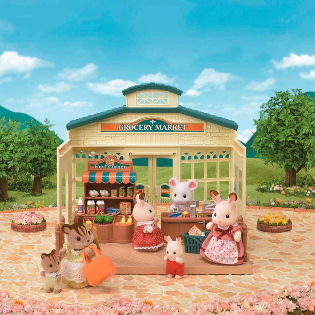 Аксесуари для фігурок - Ігровий набір Сільваніан Феміліс Магазин бакалії (5315)#4