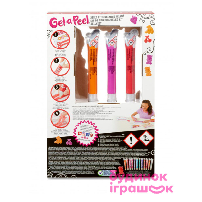 Набори для творчості - Ігровий набір для юного дизайнера Gel-a-Peel Корал (550112)#2