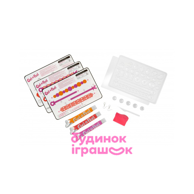 Набори для творчості - Ігровий набір для юного дизайнера Gel-a-Peel Корал (550112)#3