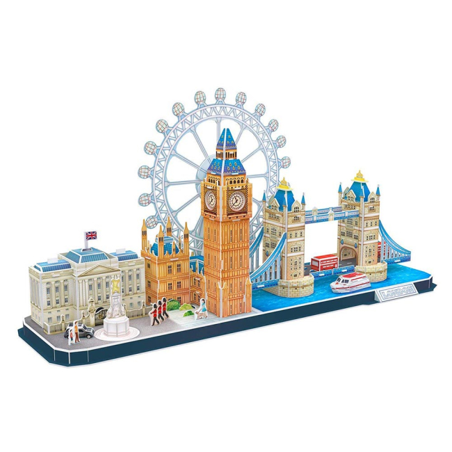 3D-пазли - Конструктор 3D CubicFun CityLine London (MC253h)#2