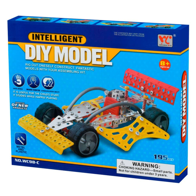 Конструктори з унікальними деталями - Конструктор Same Toy Машина 195 елементів (WC98CUt)#2