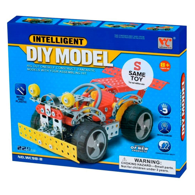 Конструктори з унікальними деталями - Конструктор Same Toy Автомобіль 229 елементів (WC98BUt)#2