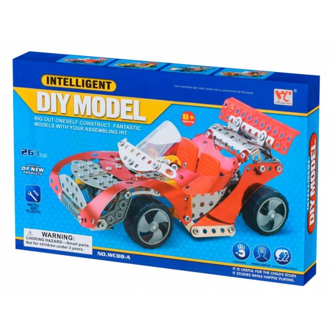 Конструктори з унікальними деталями - Конструктор Same Toy Автомобіль 263 елементи (WC88AUt)#2