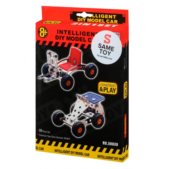 Конструктори з унікальними деталями - Конструктор Same Toy Автомобіль 2 моделі (58039Ut)#2