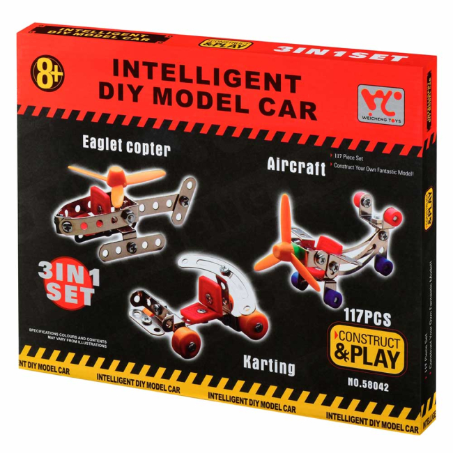 Конструктори з унікальними деталями - Конструктор Same Toy 3 фігури 117 елементів (58042Ut)#2