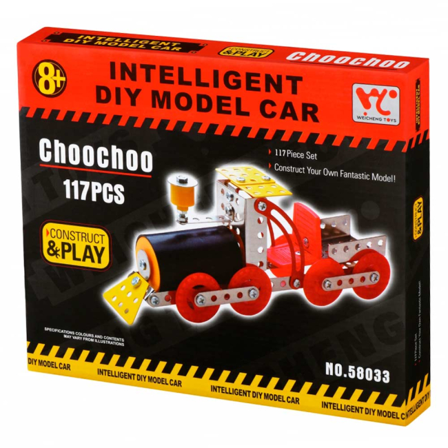 Конструкторы с уникальными деталями - Конструктор Same Toy Паровоз 117 элементов (58033Ut)#2