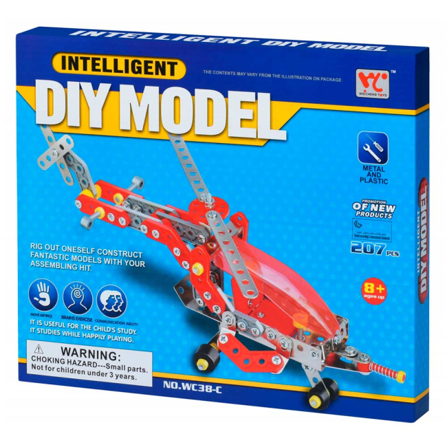 Конструктори з унікальними деталями - Конструктор Same Toy Літак 207 елементів (WC38CUt)#2
