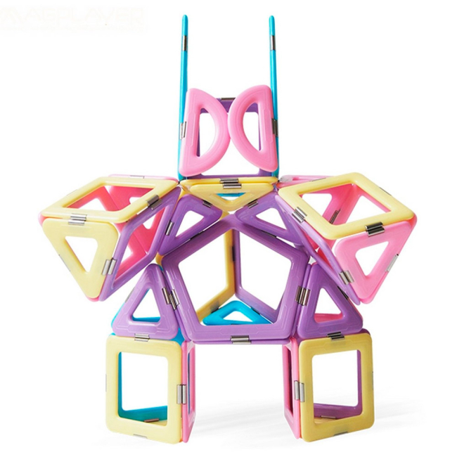 Магнитные конструкторы - Конструктор Magplayer магнитный 41 элемент (MPH2-41)#2