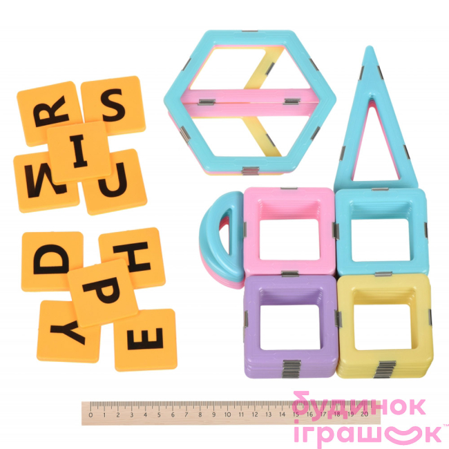 Магнитные конструкторы - Конструктор магнитный Magplayer 121 элемент в боксе (MPT2-121)#5