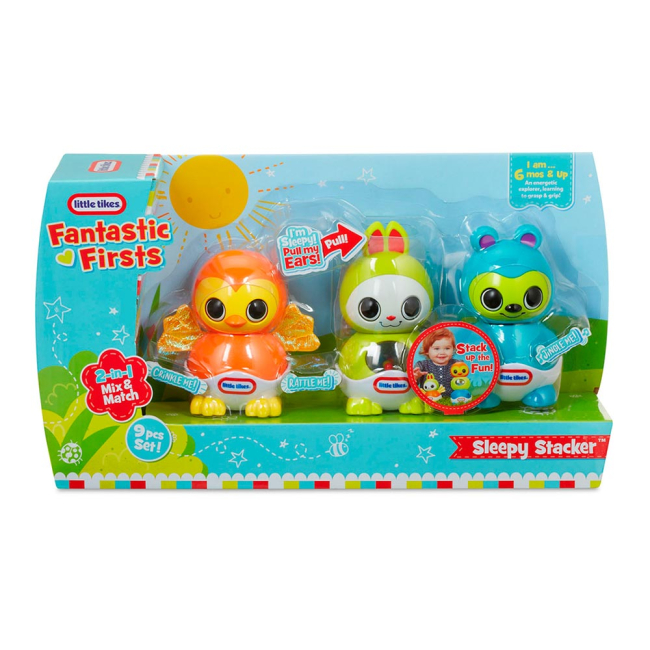 Развивающие игрушки - Игровой набор Little Tikes Сонные пирамидки (646881)#2