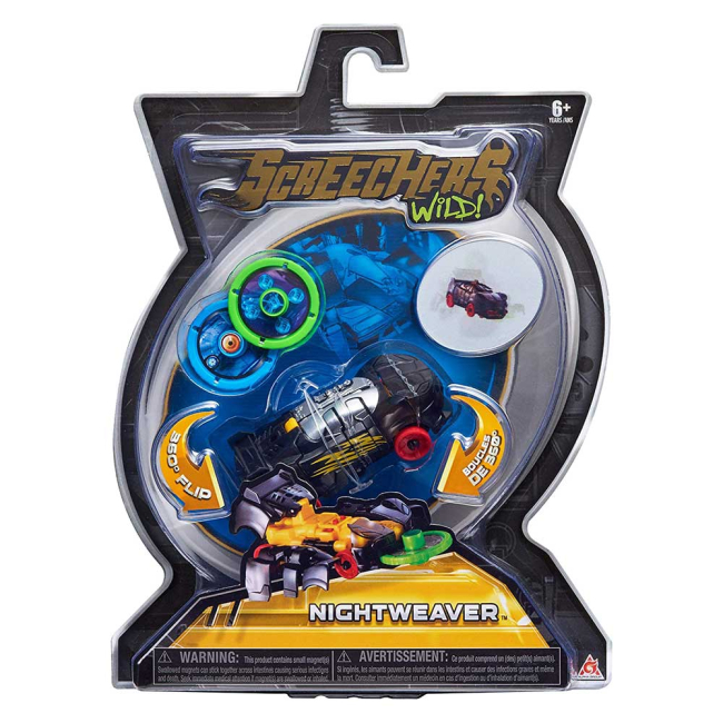 Трансформери - Машинка-трансформер Screechers Wild L1 Найтвівер (EU683114)#4