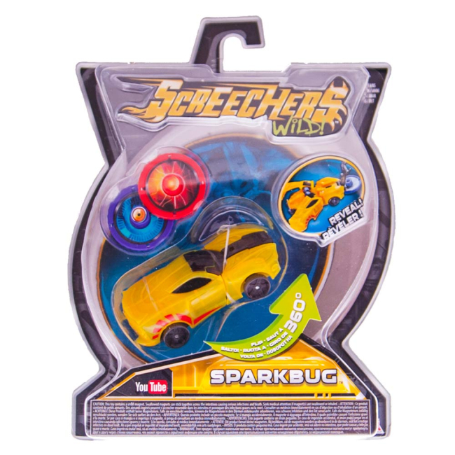 Трансформери - Машинка-трансформер Screechers Wild L1 Спаркбаг (EU683116)#4