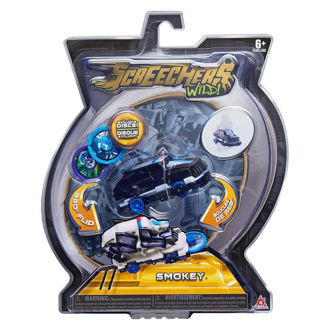 Трансформери - Машинка-трансформер Screechers Wild L2 Смокі (EU683126)#4
