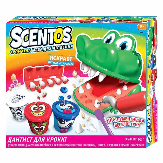 Наборы для лепки - Набор ароматной массы для лепки Scentos Дантист для Крокки (45671)#3