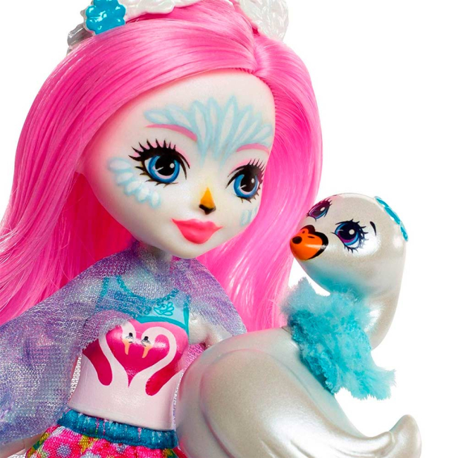 Куклы - Кукла Enchantimals Лебедь Саффи (FRH38)#3