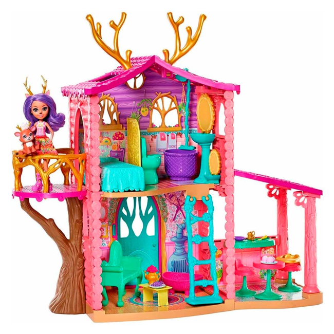 Ляльки - Ляльковий набір Enchantimals Лісовий будиночок Олениці Деніси (FRH50)#2