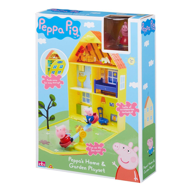 Фигурки персонажей - Игровой набор Peppa Pig Дом Пеппы с лужайкой (06156)#2