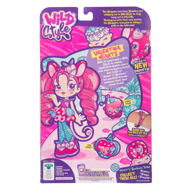 Ляльки - Лялька Shopkins Shoppies S9 Wild style Валентинка (56830)#3