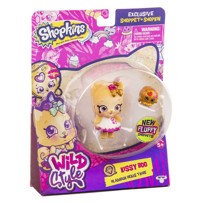 Фігурки персонажів - Фігурка Shopkins Shoppets S9 Wild style Гламурна Кіса (56957)#3