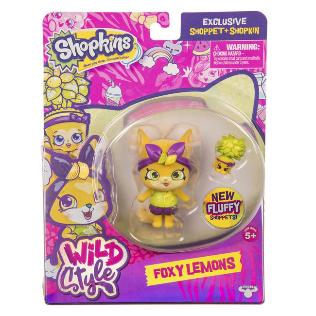 Фігурки персонажів - Фігурка Shopkins Shoppets S9 Wild style Фруктова Фоксі (56967)#2