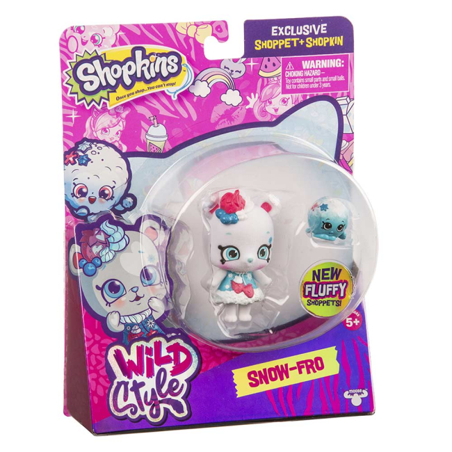 Фігурки персонажів - Фігурка Shopkins Shoppets S9 Wild style Сніжка (56968)#3