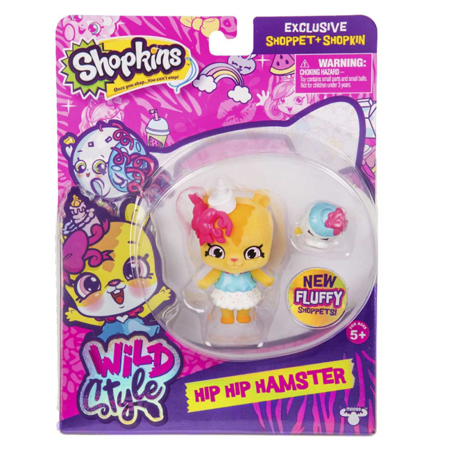 Фігурки персонажів - Фігурка Shopkins Shoppets S9 Wild style Хом'як Хрум-Хрум (56969)#2
