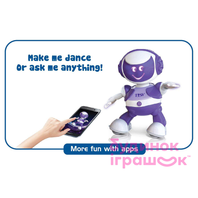 Роботы - Интерактивный робот Tosy DISCO ROBO Энди озвучена на украинском (TDV101-U)#3