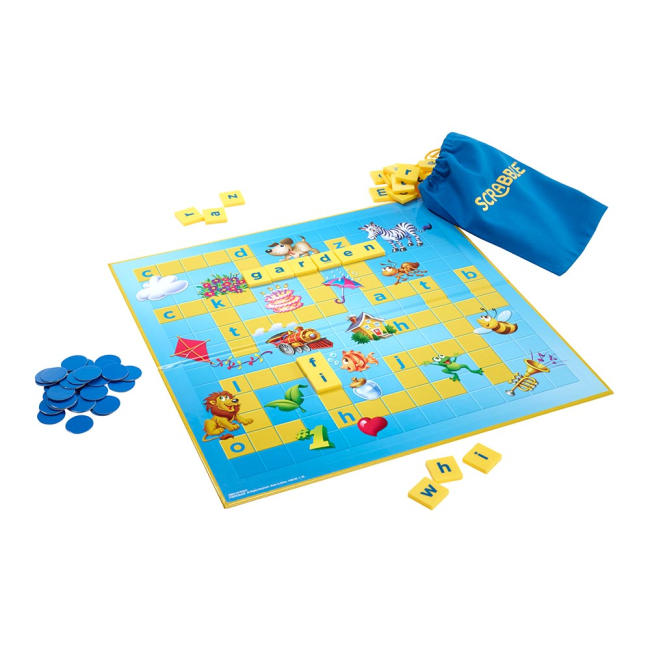 Настольные игры - Настольная игра Mattel Games Скрэббл юниор на английском (Y9667)#3