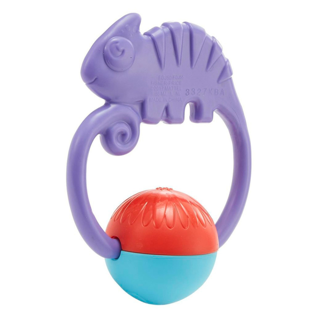 Брязкальця, прорізувачі - Брязкальце Fisher-Price Друзі-тваринки Хамелеон (FWH54/FGJ55)#2
