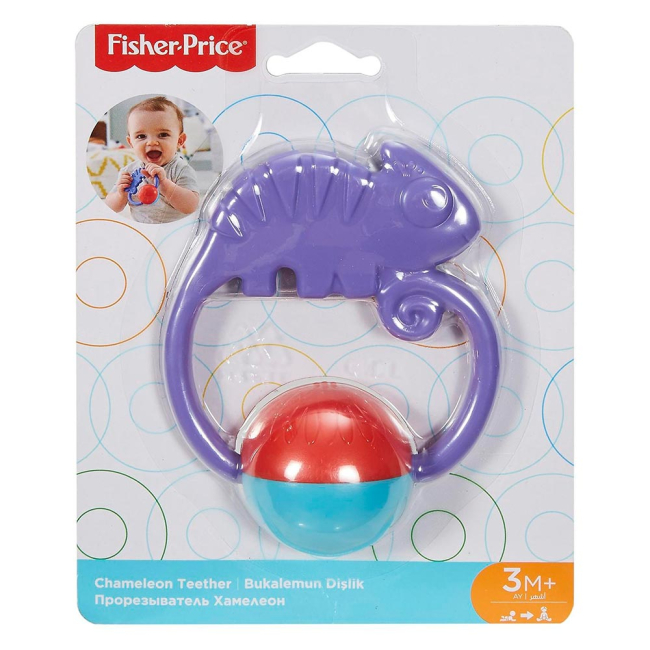 Брязкальця, прорізувачі - Брязкальце Fisher-Price Друзі-тваринки Хамелеон (FWH54/FGJ55)#3