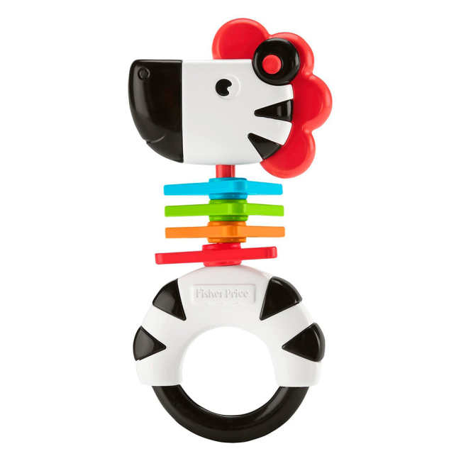 Погремушки, прорезыватели - Погремушка Fisher-Price Друзья-животные Зебра (FWH54/FGJ56)#2