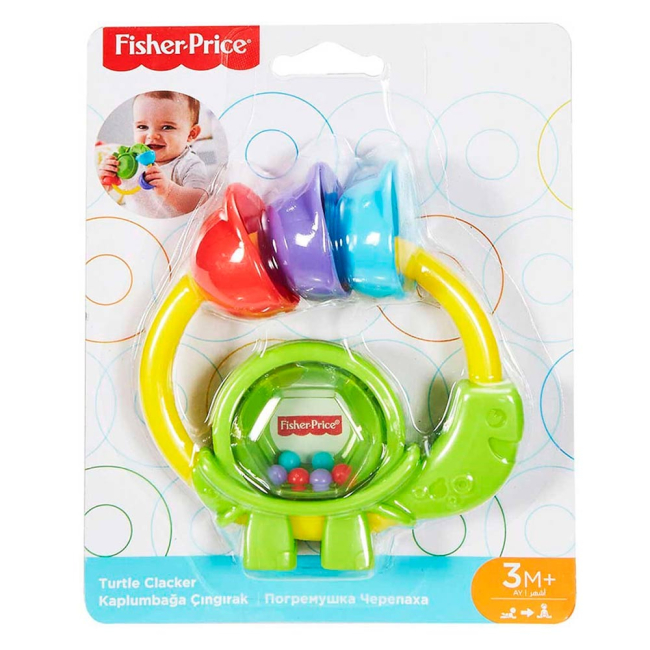 Погремушки, прорезыватели - Погремушка Fisher-Price Друзья-животные Черепаха (FWH54 / FGJ57) (FWH54/FGJ57)#3