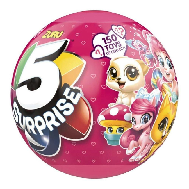 Фігурки тварин - Ігровий набір ZURU 5 Surprise рожевий (7702)#2