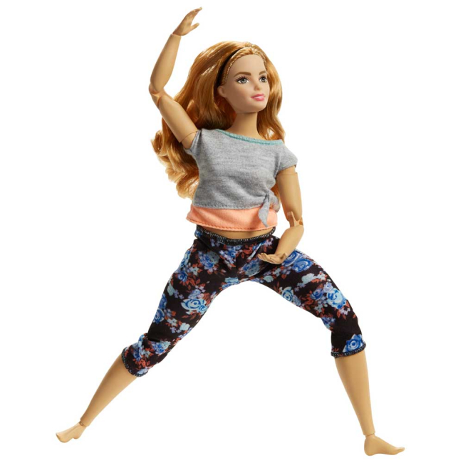Куклы - Кукла Barbie Made to Move Двигайся как я Рыжая (FTG80/FTG84)#4