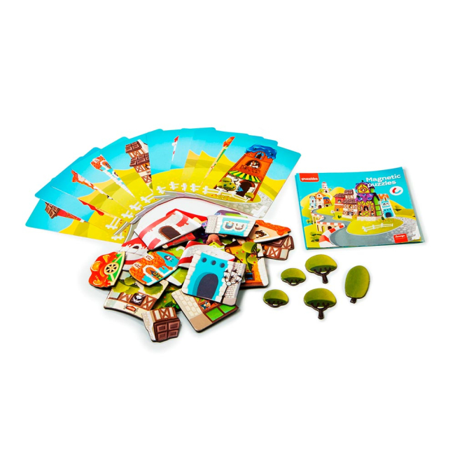 Пазлы - Магнитные пазлы Puzzlika Домики (13470)#2